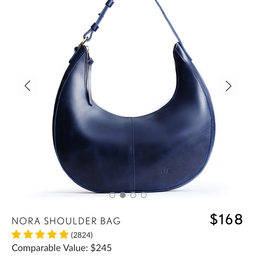 Portland Leather Large Nora in Cowboy Blue